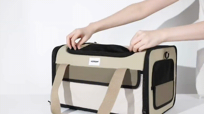 Compact and travel-friendly pet carrier