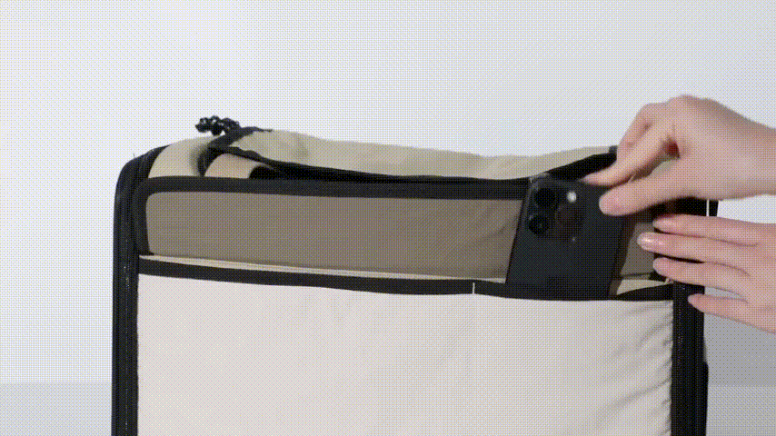Pet carrier compatible with suitcases
